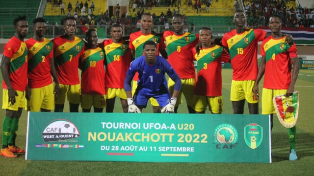 Onze de départ de la Guinée